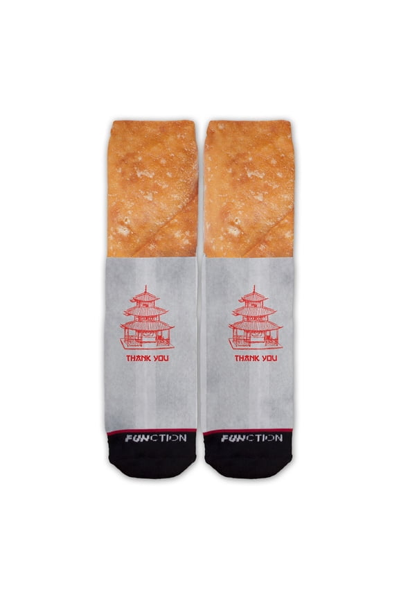 - Chinese Egg Roll Fashion Sock