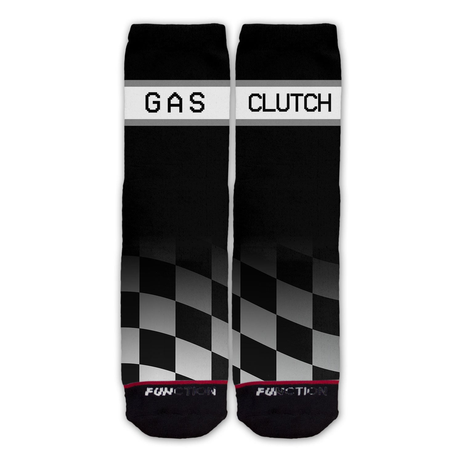3PK Performance Crew Sock - White - Clutch & Co