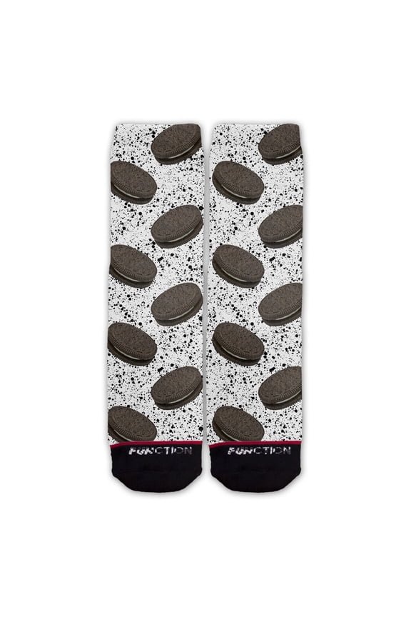 - Cookies And Creme Pattern Fashion Sock