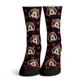 thumbnail image 1 of Function - Custom Dog Face Valentine's Day Heart Pattern Fashion Socks, 1 of 2
