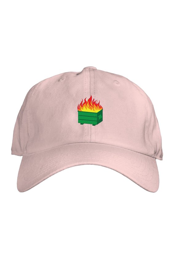 - Dumpster Fire Dad Hat Embroidered Adjustable Unisex