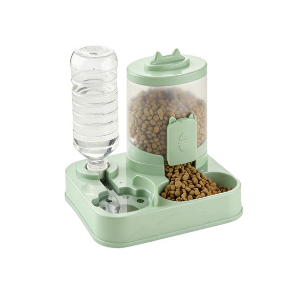 Function Elevated Pet Feeder and Water Bowl Station with Adjustable Non- Stand for Cats and Dogs