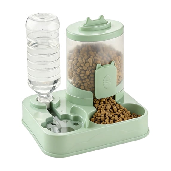 Function Elevated Pet Feeder and Water Bowl Station with Adjustable Non- Stand for Cats and Dogs