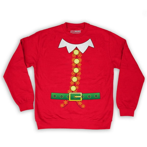 Function - Elf Costume Men's Fashion Crew Neck Sweatshirt