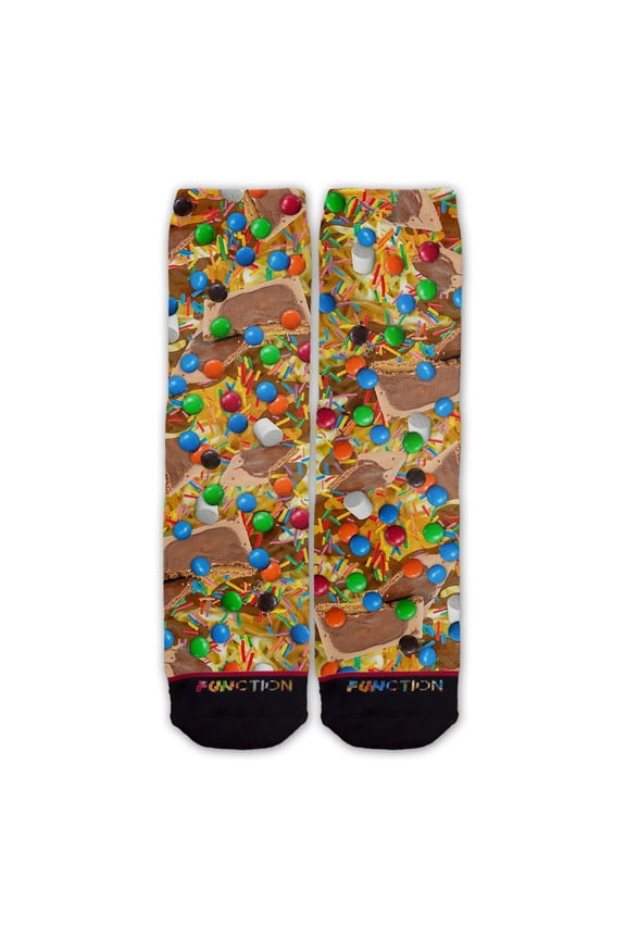 - Elf Spaghetti Dessert Food Fashion Socks