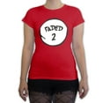 thumbnail image 1 of Function -  Faded 3 Halloween Costume Women's Fashion T-Shirt Red, 1 of 1