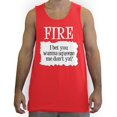 thumbnail image 1 of Function -  Fire Hot Sauce Costume Men's Fashion Tank Top, 1 of 1