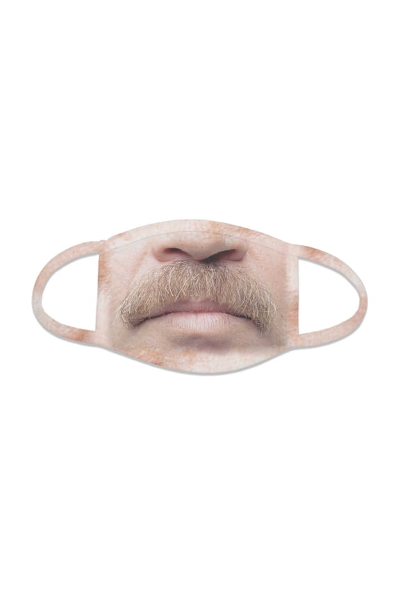 - Funny Man Mustache Breathable Reusable Washable Mask