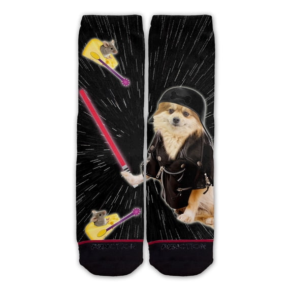 Function - Galaxy Dark Dog Fashion Socks