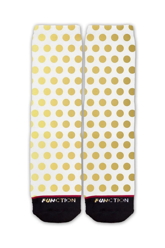 - Gold Dot Pattern Fashion Socks