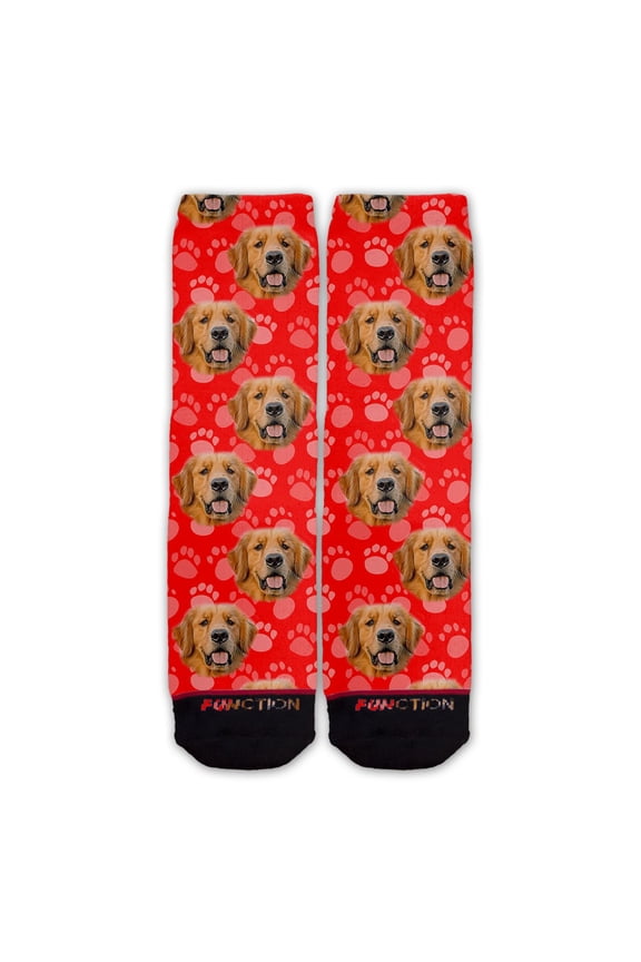- Golden Retriever Dog Face Fashion Socks
