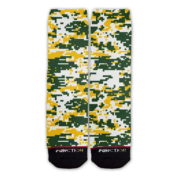 Function - Greenbay Football Team Digital Camo Fashion Socks