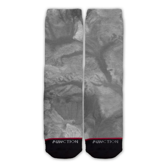 Function - Grey Tie Dye Dreamy Watercolor Fashion Socks