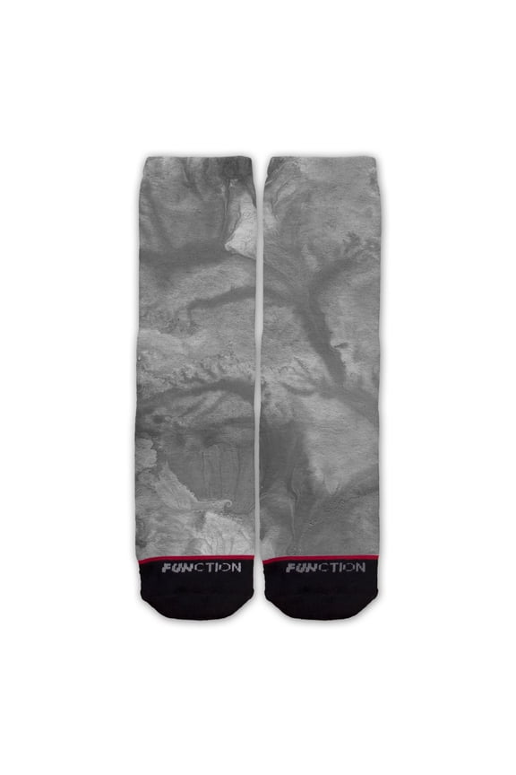 - Grey Tie Dye Dreamy Watercolor Fashion Socks