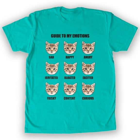 Function -  Guide To A Cat's Emotions Men's Fashion T-Shirt