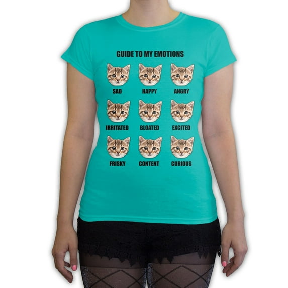 Function - Guide To A Cat's Emotions Women's Fashion T-Shirt