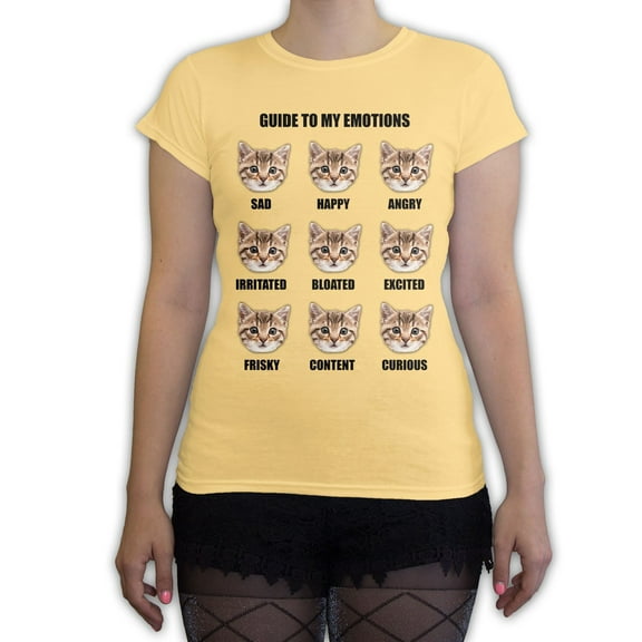 Function - Guide To A Cat's Emotions Women's Fashion T-Shirt