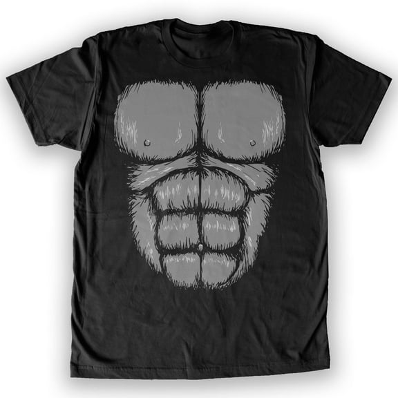 Function - Hairy Gorilla Chest Costume Men's Fashion T-Shirt