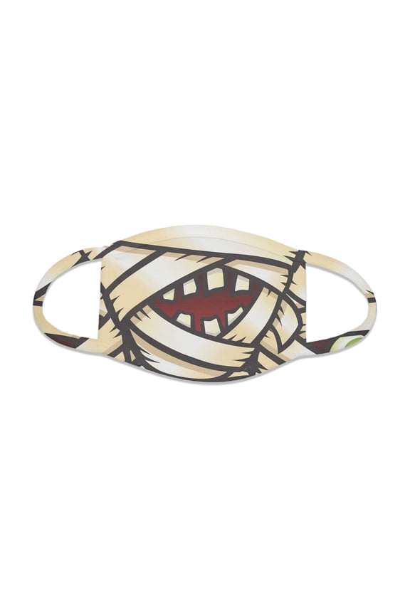 - Halloween Cartoon Mummy Breathable Reusable Washable Mask