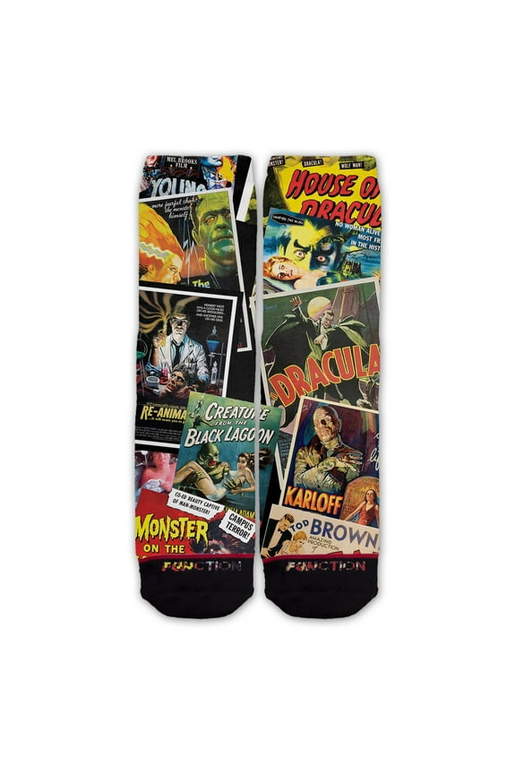 - Horror Movie Posters Fashion Socks