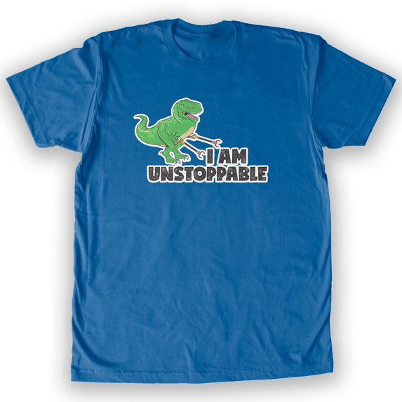 Function - I Am Unstoppable T-Rex Men's Fashion T-Shirt