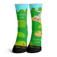 thumbnail image 1 of Function - I'd Rather Be Golfing Pattern Socks, 1 of 4