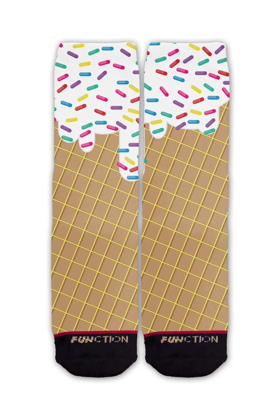 - Ice Cream Cone Cartoon Fashion Socks