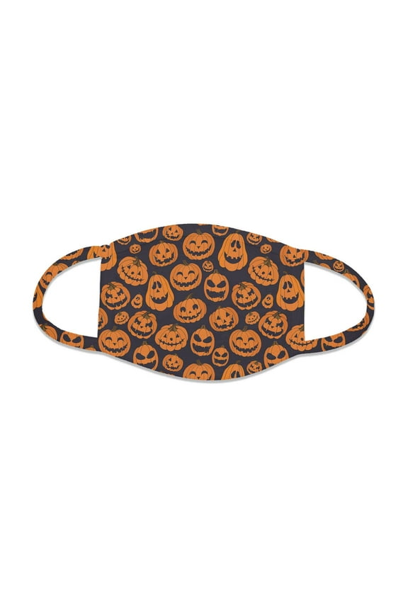 - Jack O Lantern Pattern Face Mask