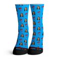 thumbnail image 1 of Function - Kamala Harris Coconut Tree Socks Pattern Crew Socks Fun Tropical Novelty Socks for Political Enthusiasts, 1 of 4