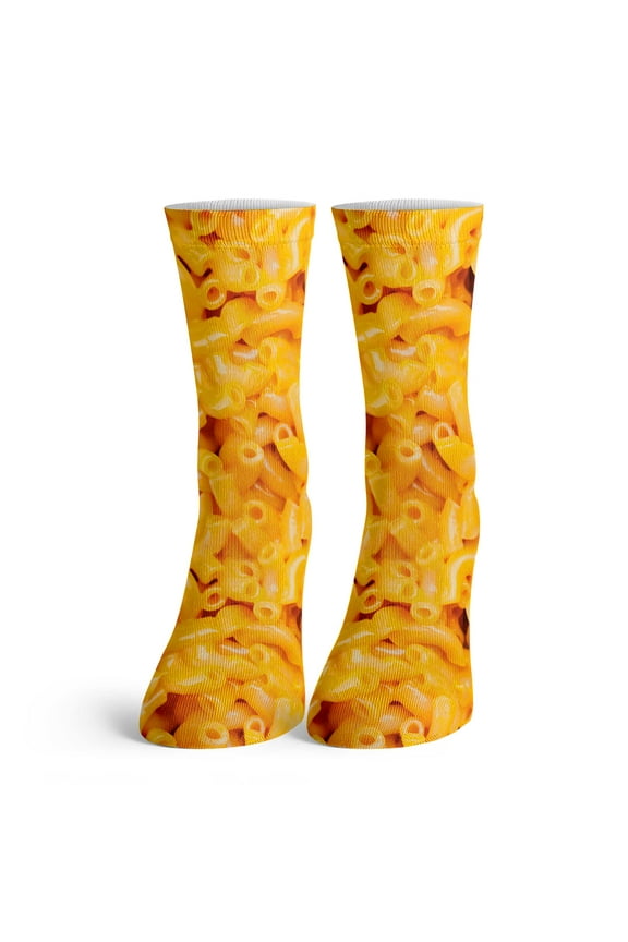- Kids Mac and Cheese Tall Crew Socks