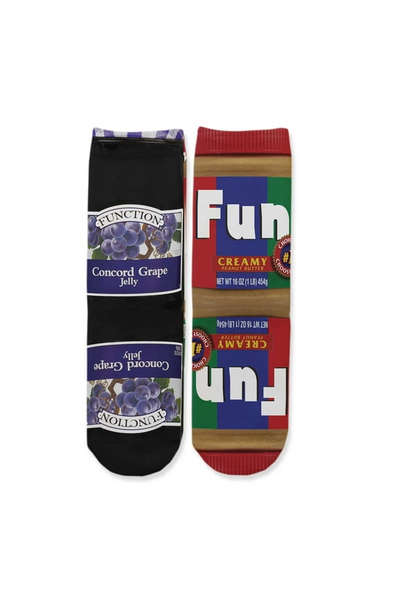 - Kids Peanut Butter and Jelly Tall Crew Socks