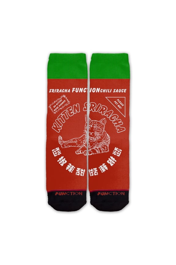 - Kitten Sriracha Fashion Sock