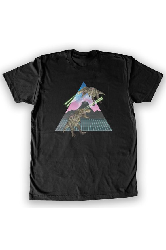 - Laser T-rex Men's Fashion T-Shirt