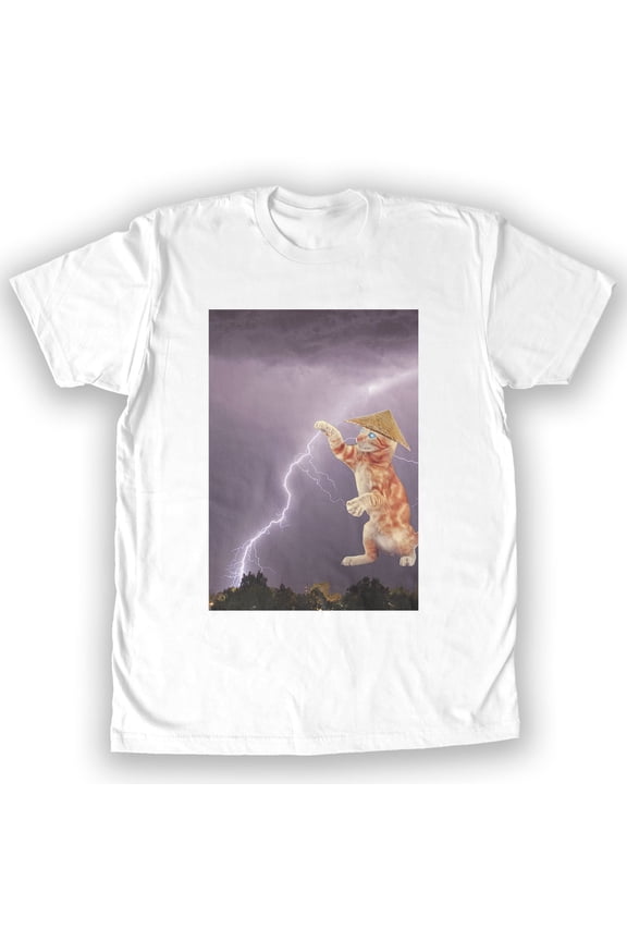 - Lightning Cat Men's Fashion T-Shirt