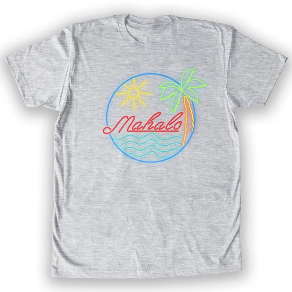 Function - Mahalo Neon Lights Men's Fashion T-Shirt