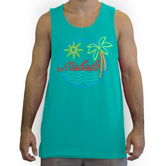 Function - Mahalo Neon Lights Men's Fashion Tank Top