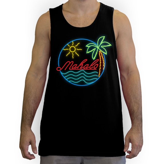 Function - Mahalo Neon Lights Men's Fashion Tank Top