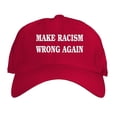 thumbnail image 1 of Function - Make Racism Wrong Again Red Dad Hat, 1 of 4