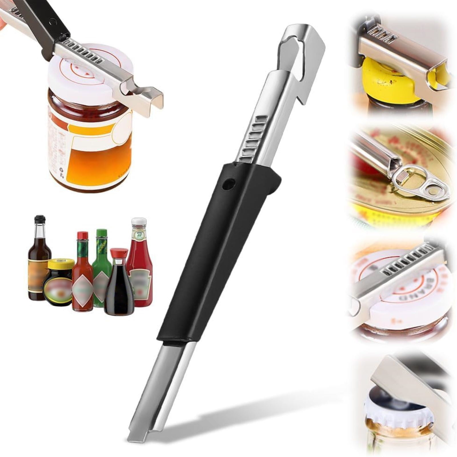 Function Manual Can Opener Adjustable Disk Opener Bottle Cap Dog Opener