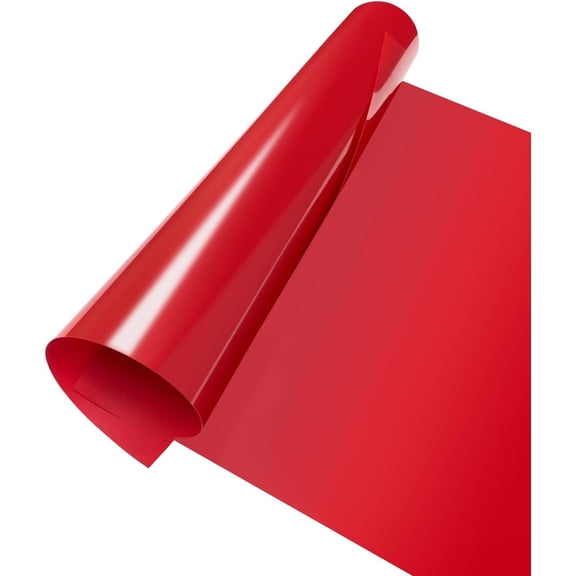 Function Matless HTV, Red Iron  Vinyl, 3-Pack 3ft Rolls (13"x36") Heat Transfer Vinyl- Compatible with Maker & Explore Machines, Matless  for Long cuts up to 12ft