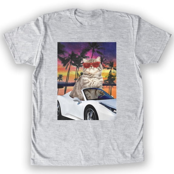 Function - Miami Cat Men's Fashion T-Shirt