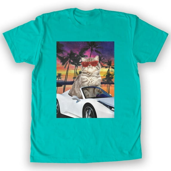 Function - Miami Cat Men's Fashion T-Shirt