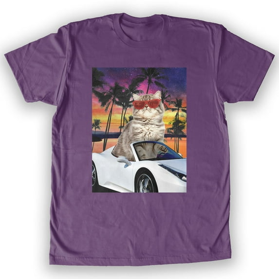 Function - Miami Cat Men's Fashion T-Shirt