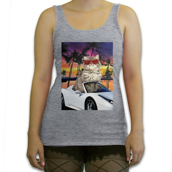 Function - Miami Cat Women's Fashion Tank Top