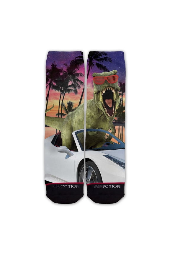 - Miami T-Rex Fashion Socks