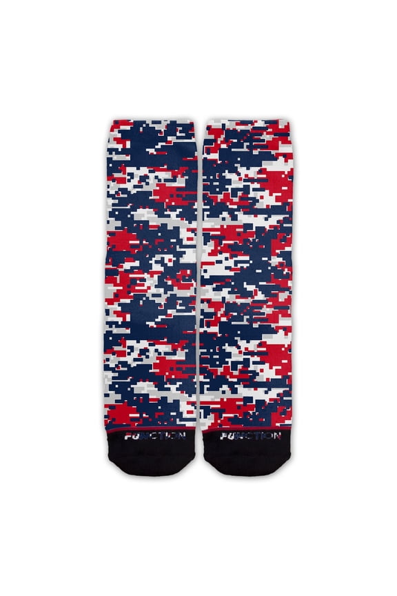 - New England Football Team Digital Camo Fashion Socks