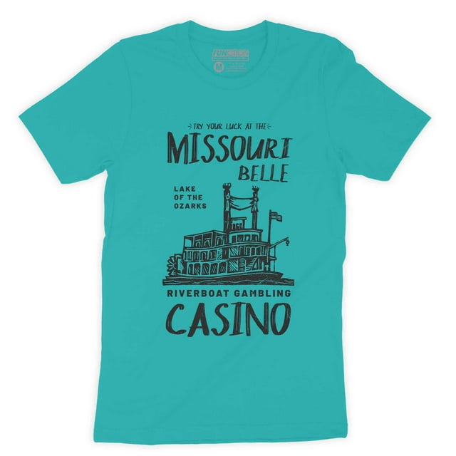 Function - Ozark Lake Riverboat Gambling Casino Missouri Belle Vintage Men's T-Shirt