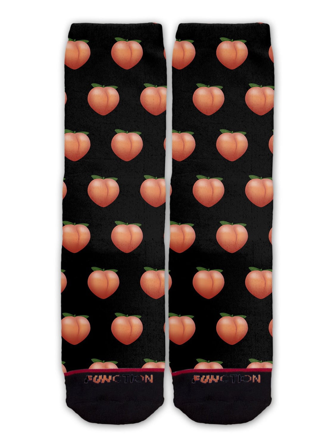 Peachy Crossing Fingers socks