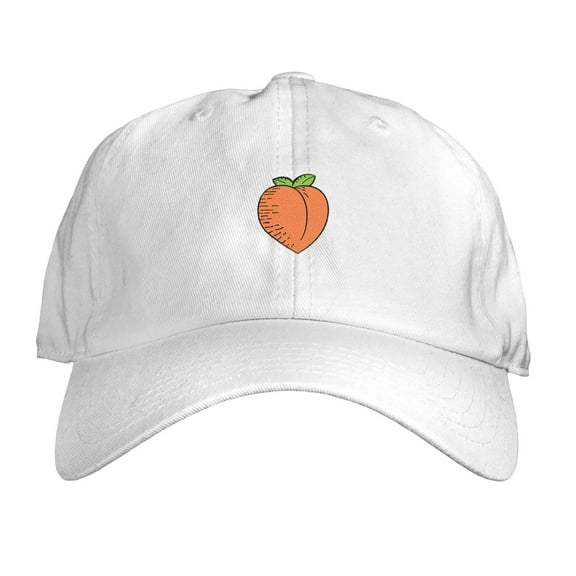 Function - Peach Fruit Embroidered Dad Hat