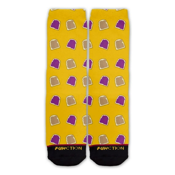 Function - Peanut Butter and Jelly Pattern Sock